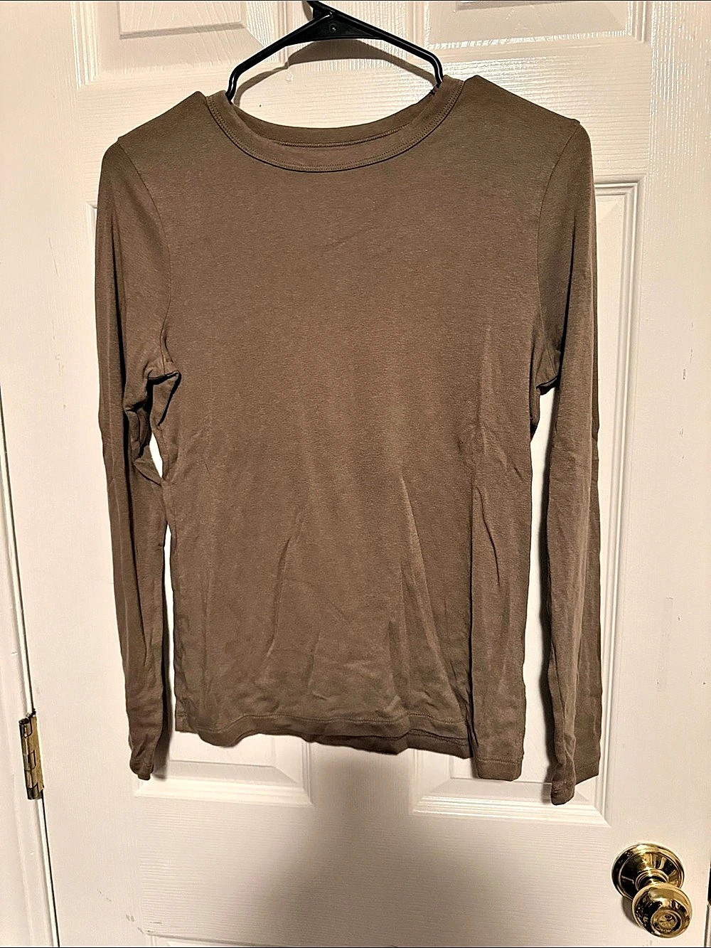 A new day Long Sleeve Tee in Brown Size Medium